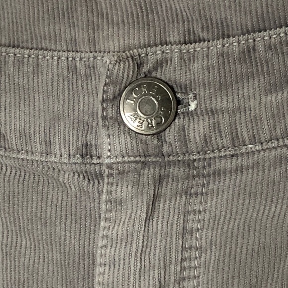 J. Crew gray skinny leg corduroy pants - Picture 2 of 5